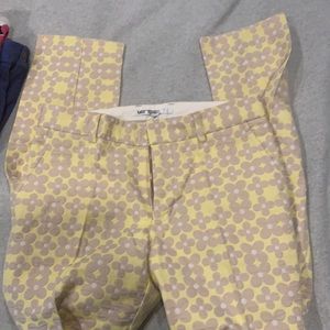 Mr. Turk 30 waist Yellow, Beige and White Pants